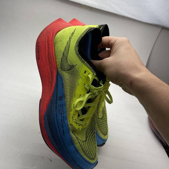 Men's Size 7 US- Nike ZoomX Vaporfly Next% 2 Volt  DV3030-700 Running shoes - Picture 6 of 14